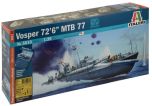 Italeri 1/35 Vosper 72 6 MTB 77 New Moulds # 5610 - Plastic Model Kit