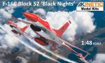 Kinetic Model Kits 1/48 Lockheed-Martin F-16C Block 52 Republic Singapore Air Force with markings for the Black Knights Display Team and Operational Jets # 48133