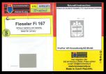 Kovozavody Prostejov 1/72 Fieseler Fi-167 Mask Set # 7273