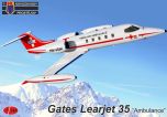 Kovozavody Prostejov 1/144 Gates Learjet 35 Ambulance # 14409