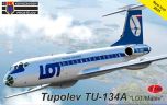 Kovozavody Prostejov 1/144 Tupolev Tu-134A-3 'Malev/LOT' New Tooling # 14411