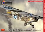 Kovozavody Prostejov 1/72 Piper L-4 Grasshopper with Bazookas 'Rosie The Rocketeer' 'Lucky Pierre' and 'Buzz Bomb' # 72190