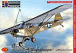Kovozavody Prostejov 1/72 Piper L-4 Grasshopper with Brodie Hook # 72191