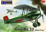 Kovozavody Prostejov 1/72 Avia Ba.33 'Metal Prop' # 72353