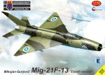 Kovozavody Prostejov 1/72 Mikoyan MiG-21F-13 'Export version' (Finland, Yugoslavia, N. Korea, Syria) New Tooling # 72504