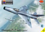 Kovozavody Prostejov 1/72 Chengdu F-7 'Asian users' (Bangladesh, Pakistan, Myanmar, Sri Lanka) New Tooling # 72505