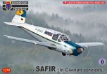 Kovozavody Prostejov 1/72 SAAB Safir "In Civilian Services" # 72522