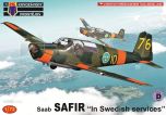 Kovozavody Prostejov 1/72 SAAB Safir "In Swedish Services # 72523