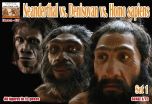 Linear-A 1/72 Neanderthal vs. Denisovan vs. Homo sapiens Set 1 # 037