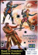 Masterbox 1/35 Zombieland, Kit No. 3. Zombie Hunters # 35243
