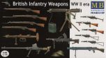 Master Box 1/35 British Weapons Set # 35109