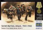 Master Box 1/35 Soviet Marines Attack 1941-1942 # 35153 - Plastic Model Kit