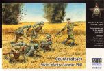 Master Box 1/35 Counter Attack Soviet Infantry Summer 1941 # 3563 - Plastic Model Figures