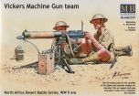 Master Box 1/35 Vickers Machine Gun Team # 3597 - Plastic Model Figures
