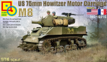 Classy Hobby 1/16 US 75mm Howitzer Motor Carriage M8 # 16016