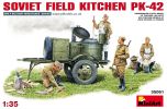 Miniart 1/35 Soviet Field Kitchen KP-42 # 35061 - Plastic Model Kit