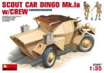 MiniArt 1/35 Scout Car Dingo Mk.1a with crew # 35087 - Plastic Model Kit