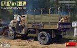 Miniart 1/35 G7107 w/Crew 4x4 Cargo Truck w/Metal Body # 35383
