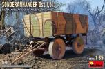 Miniart 1/35 Sonderanhager Ost 1.5t German Cargo Trailer # 35487