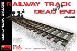 Miniart 1/35 Railway Track & Dead End European Gauge # 35568