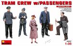 Miniart 1/35 Tram Crew With Passengers # 38007
