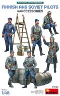 Miniart 1/48 Finnish and Soviet Pilots # 49022