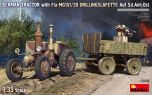 Miniart 1/35 Tractor w/ Fla- MG151/20 Drillingslafette # 53008