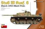Miniart 1/72 StuG III Ausf G March 1943 Prod # 72105