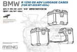 Meng Model 1/9 BMW R 1250 GS ADV Luggage Cases # SPS-091