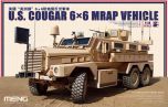 Meng Model 1/35 US Cougar 6 x 6 MRAP Vehicle # 005 - Plastic Model Kit
