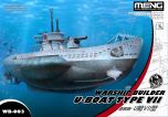 Meng Model Warship Builder U-Boat Type VII Cartoon Ship # WB-003