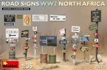 Mini Art 1/35 ROAD SIGNS WW2 NORTH AFRICA # 35604