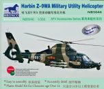 Bronco Models 1/350 Harbin Z-9WA Military Utility Helicopter (3 per box) # 5046