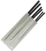 Modelcraft 6 Pce Smoothing Broach Set (1.2 – 3.0mm) # 2204