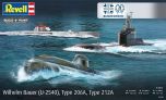 Revell 1/144 70 Years Bundeswehr: Wilhelm Bauer, Class 2 Submarines # 05186