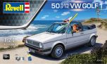 Revell 1/24 Gift Set -50 Years of the VW Golf VW Golf 1 Cabriolet # 05636