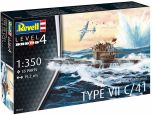 Revell 1/350 German Submarine Type VIIC/41 # 05154