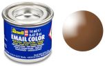 Revell 14ml Mud Brown Gloss (RAL 8003) Enamel Paint # 80