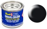 Revell 14ml Black (RAL 9005) Silk Enamel Paint # 302