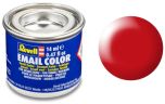 Revell 14ml Luminous Red (RAL 3026) Silk Enamel Paint # 332