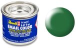 Revell 14ml Leaf Green (RAL 6001) Silk Enamel Paint # 364