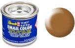 Revell 14ml Wood Brown (RAL 8001) Silk Enamel Paint # 382
