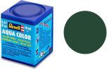 Revell 18ml RAF Dark Green Matt Aqua Colour # 68