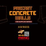 Meng Model 1/35 Precast Concrete Walls (RESIN) # MNGSPS-031