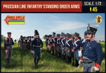 Strelets 1/72 Prussian Line Infantry in Summer Dress Standing Order Arms Napoleonic # 21172