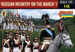 Strelets 1/72 Russian Infantry on the March 1 Napoleonic # 21272