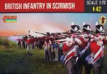 Strelets 1/72 British Infantry in Skirmish Napoleonic # 28572