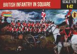 Strelets 1/72 British Infantry in Square Napoleonic # 28672