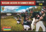 Strelets 1/72 Russian Jaegers in Summer Dress (Napoleonic) # 28872