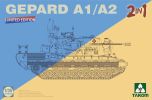 Takom 1/35 German Flakpanzer 1 Gepard A1/A2 SPAAG 2-in-1 # 02044X